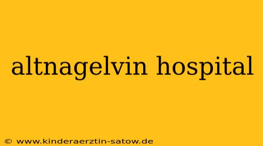 altnagelvin hospital