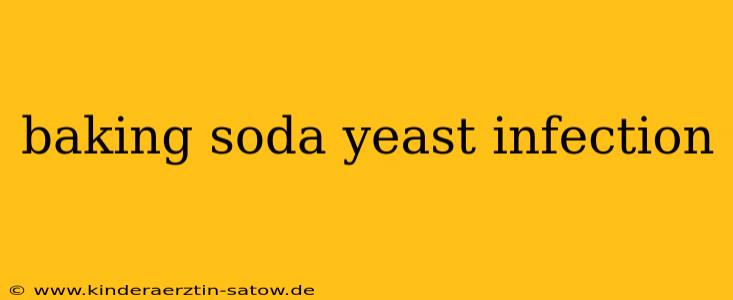 baking soda yeast infection