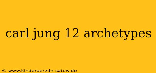 carl jung 12 archetypes