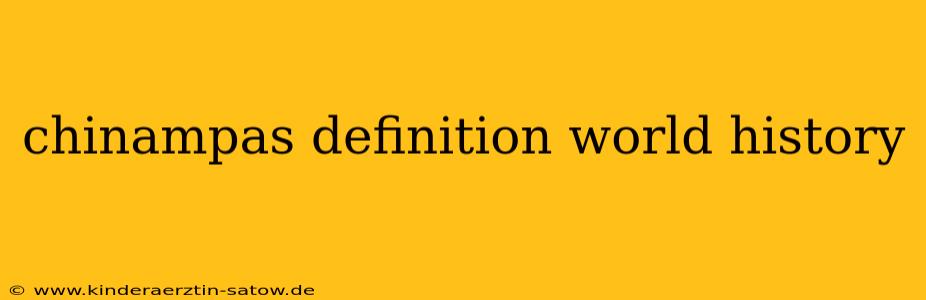chinampas definition world history