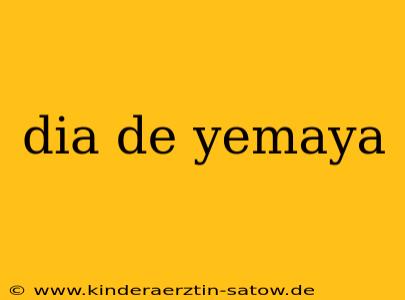 dia de yemaya