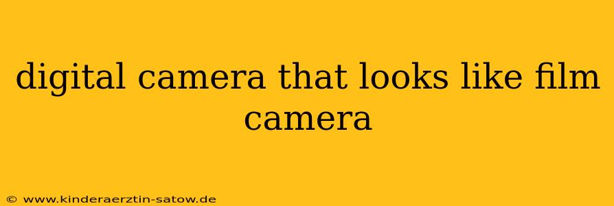 digital camera that looks like film camera