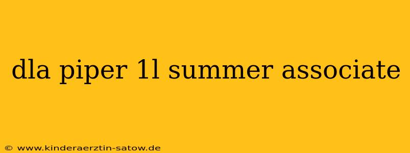 dla piper 1l summer associate