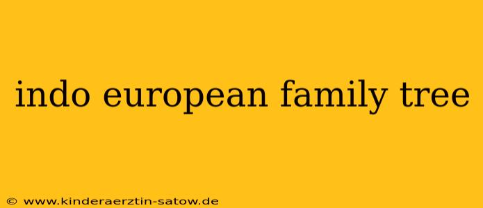 indo european family tree