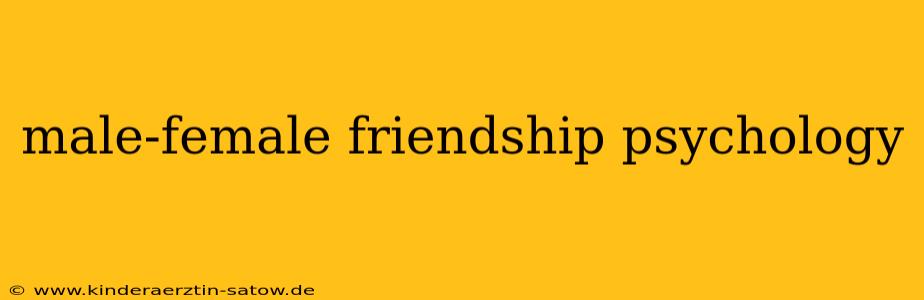 male-female friendship psychology