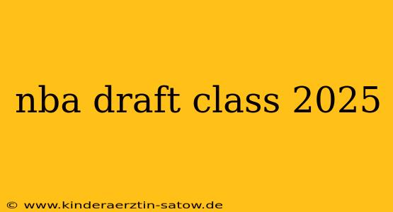nba draft class 2025