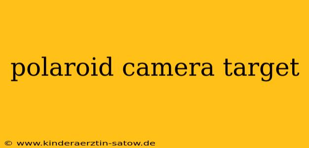 polaroid camera target