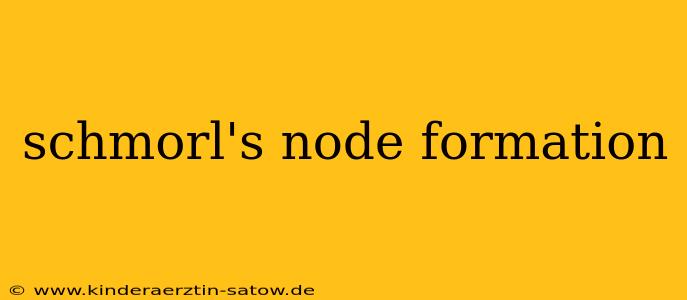 schmorl's node formation