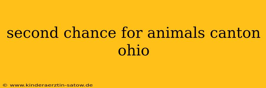 second chance for animals canton ohio