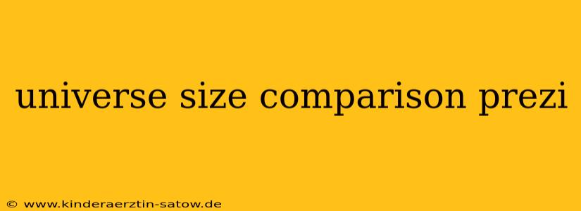 universe size comparison prezi