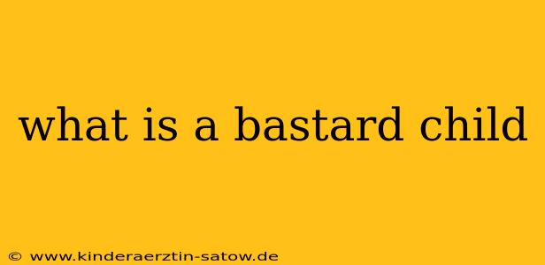 what is a bastard child