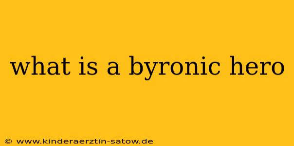 what is a byronic hero