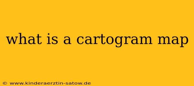 what is a cartogram map
