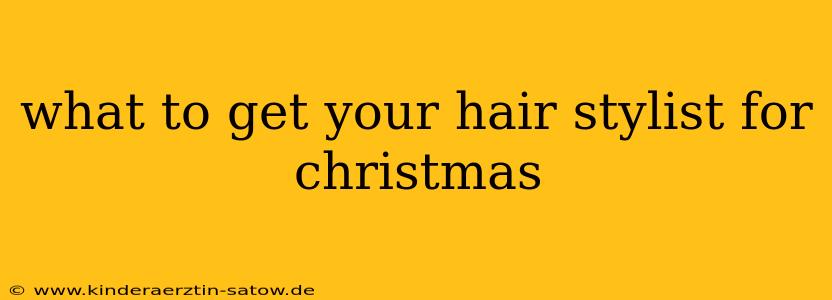 what to get your hair stylist for christmas